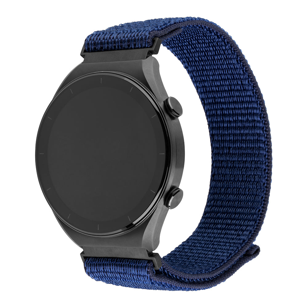 Pasek Fixed Nylon Sporty dla Samsung Galaxy Watch / Huawei Watch Series, 20mm, Granatowy