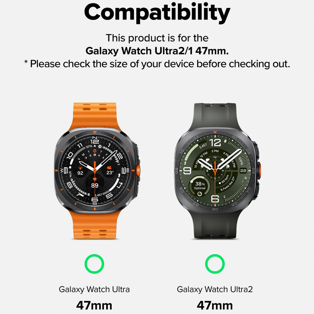 Pasek Ringke Metal One Mesh do Samsung Galaxy Watch Ultra2, czarny