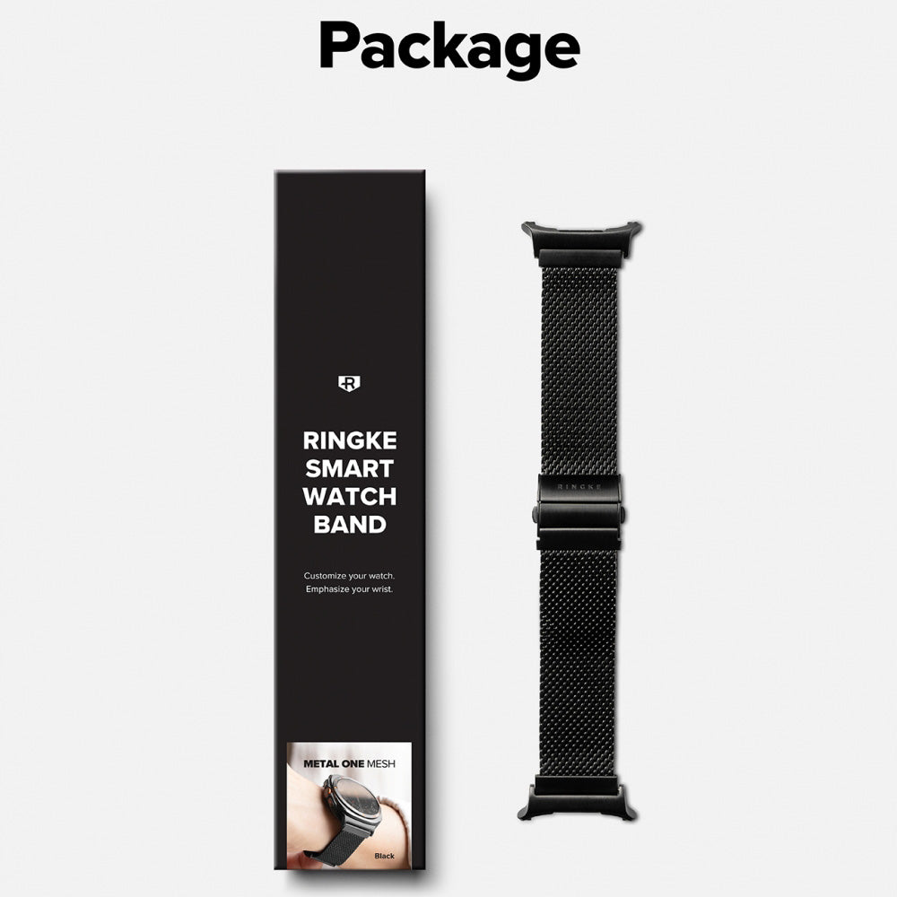 Pasek Ringke Metal One Mesh do Samsung Galaxy Watch Ultra2, czarny