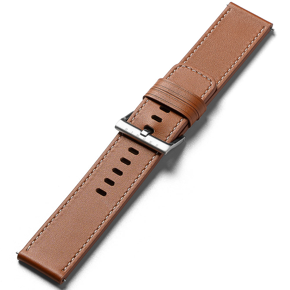Pasek Ringke One Basic Bold do zegarków Fossil / Mobvoi / Suunto, 24mm, Brązowy