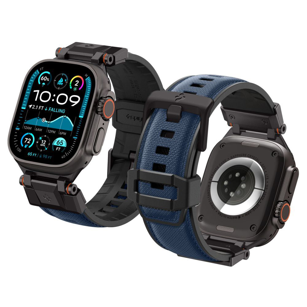 Pasek Spigen DuraPro Armor do Apple Watch 49mm / 46mm / 45mm / 44mm / 42mm Series, Granatowy AMP09103