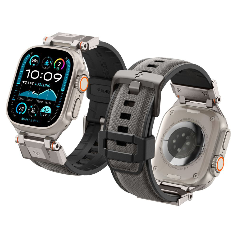 Pasek Spigen DuraPro Armor dla Apple Watch 49mm / 46mm / 45mm / 44mm / 42mm Series, Szary AMP09104