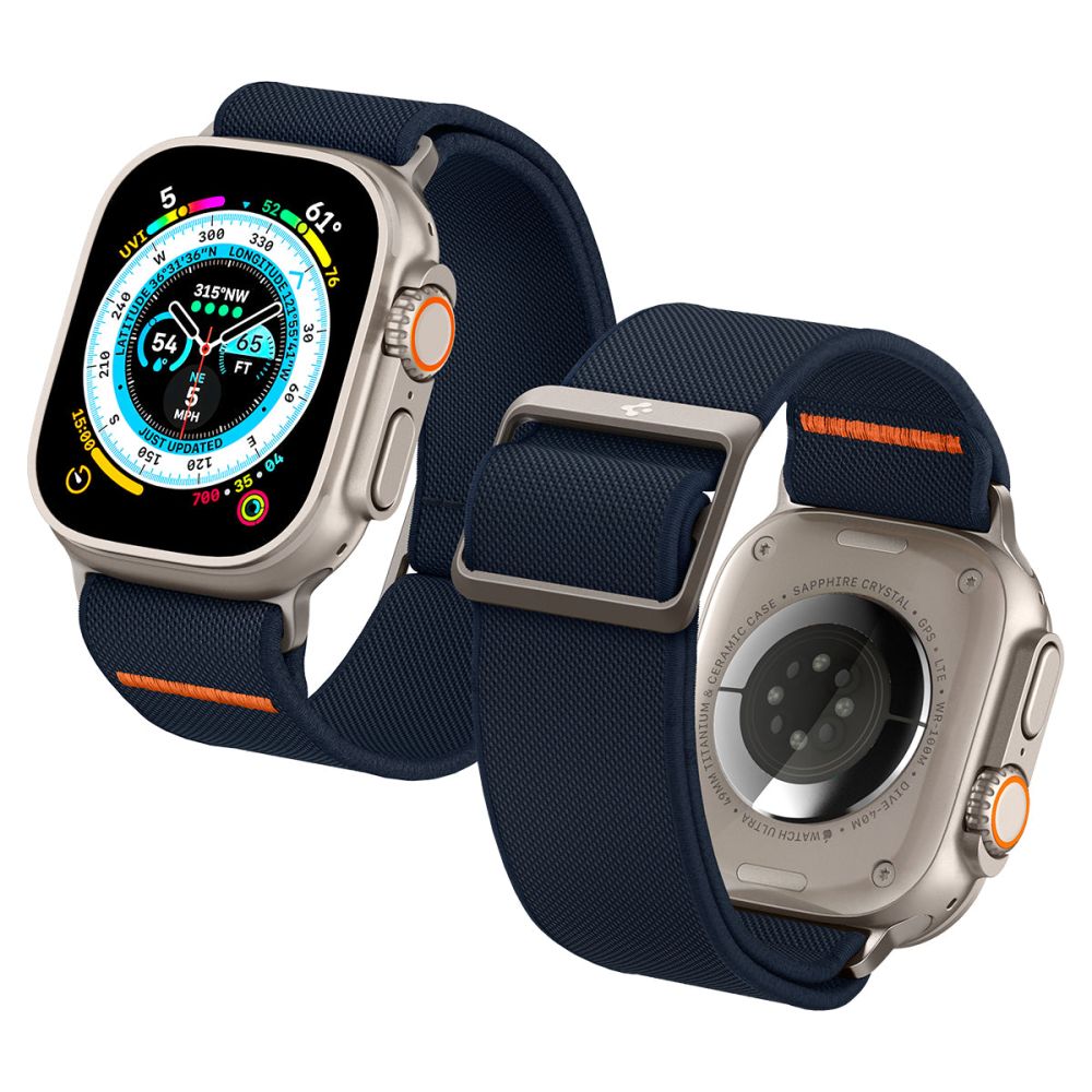 Pasek Spigen Fit Lite Ultra do Apple Watch 49mm / 46mm / 45mm / 44mm / 42mm Series, Granatowy AMP05984