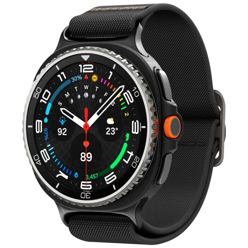 Pasek Spigen Lite Fit do Samsung Galaxy Watch8 / Watch8 Classic Series, Czarny AMP10117