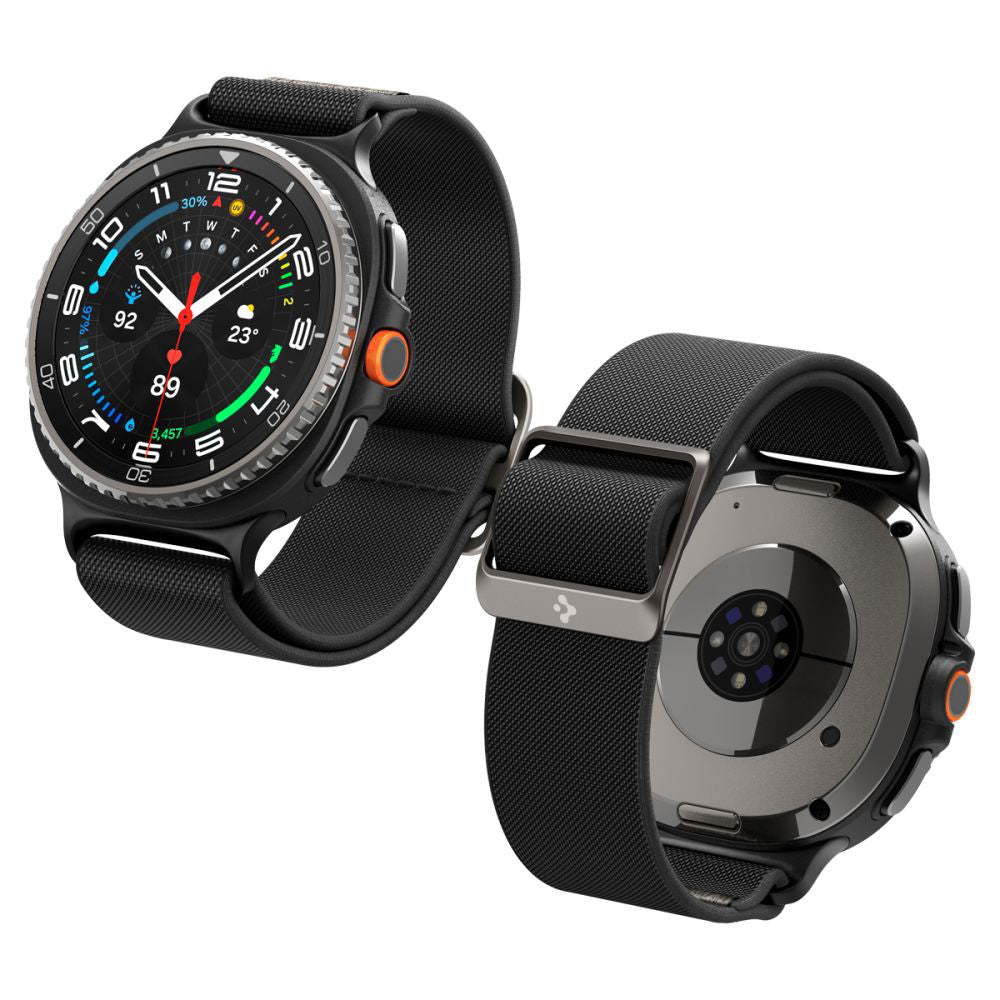 Pasek Spigen Lite Fit do Samsung Galaxy Watch8 / Watch8 Classic Series, Czarny AMP10117