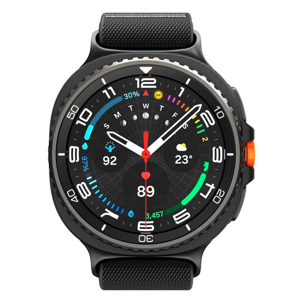 Pasek Spigen Lite Fit do Samsung Galaxy Watch8 / Watch8 Classic Series, Czarny AMP10117