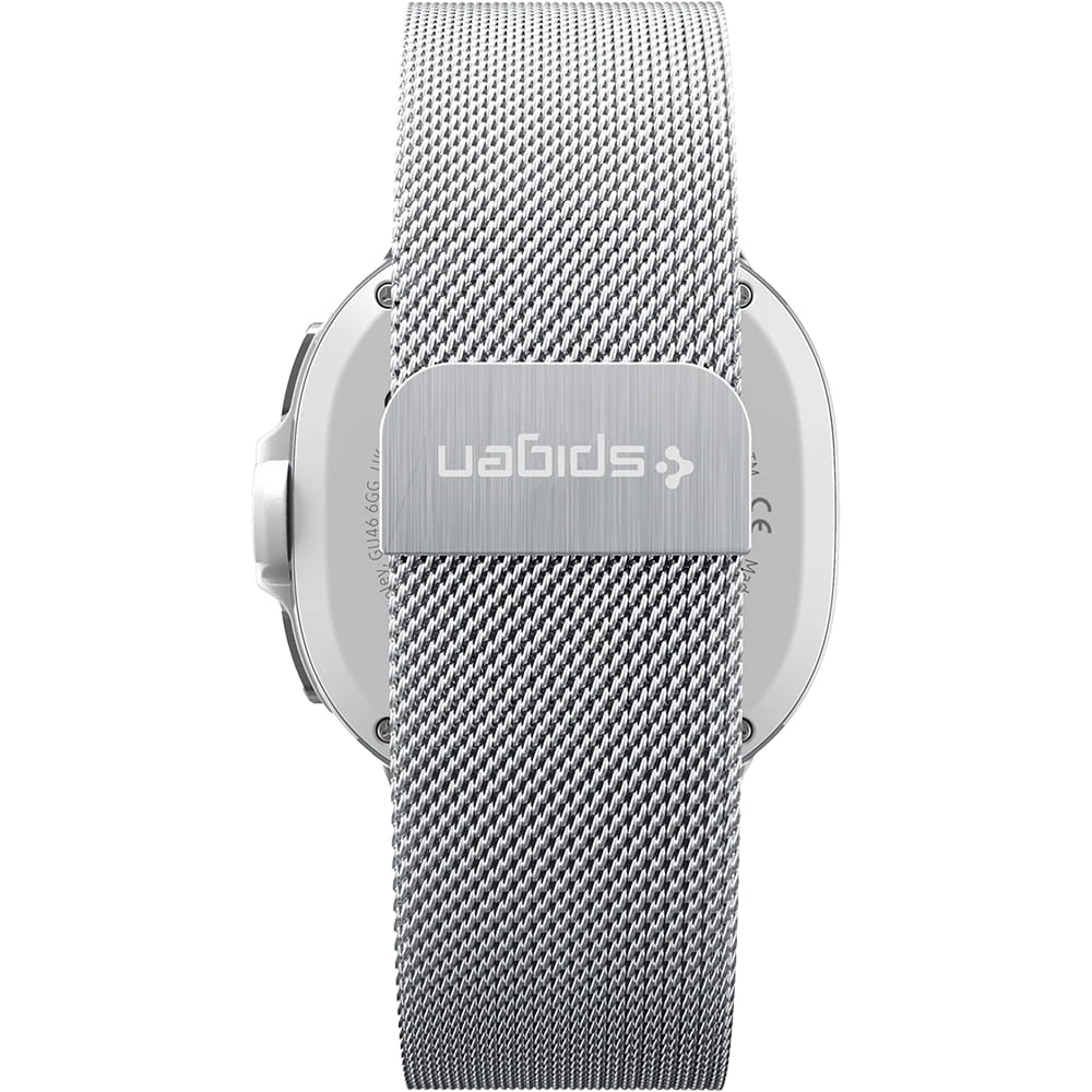 Pasek Spigen Metal Fit do Samsung Galaxy Watch9 / Watch8 / Watch8 Classic Series, Srebrny AMP10121