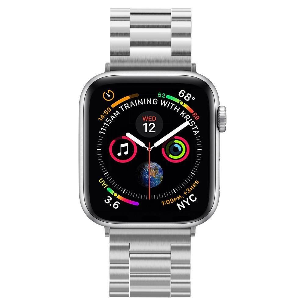 Spigen Modern Fit Strap for Apple Watch 49mm / 46mm / 45mm / 44mm / 42mm Series, Silver 062MP25404