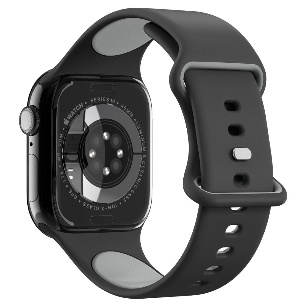 Pasek Spigen Nano Pop do Apple Watch 49mm / 46mm / 45mm / 44mm / 42mm Series, Czarny AMP09321