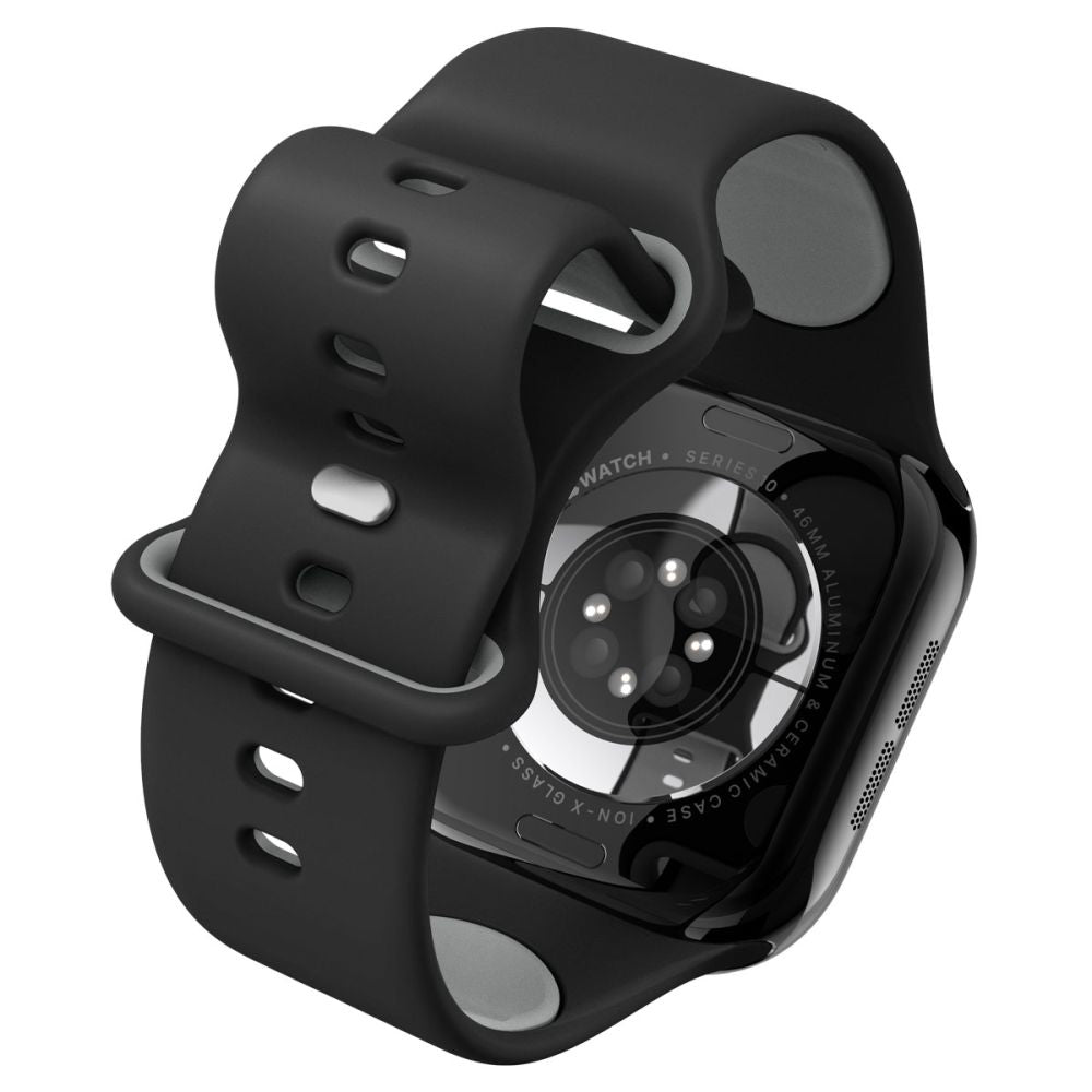 Pasek Spigen Nano Pop do Apple Watch 49mm / 46mm / 45mm / 44mm / 42mm Series, Czarny AMP09321