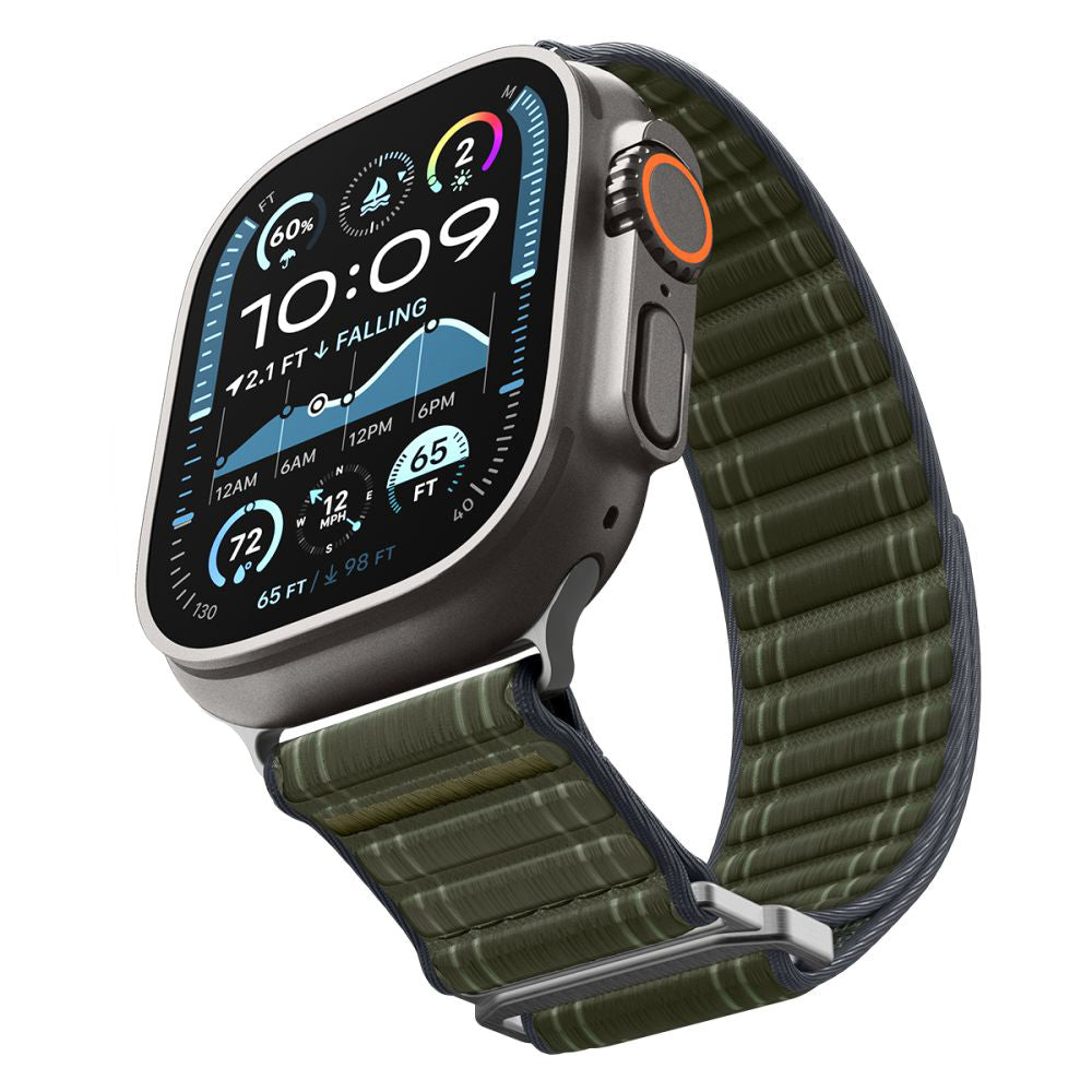 Pasek Spigen WBF0 do Apple Watch 49mm / 46mm / 45mm / 44mm Series, Zielony AMP10142