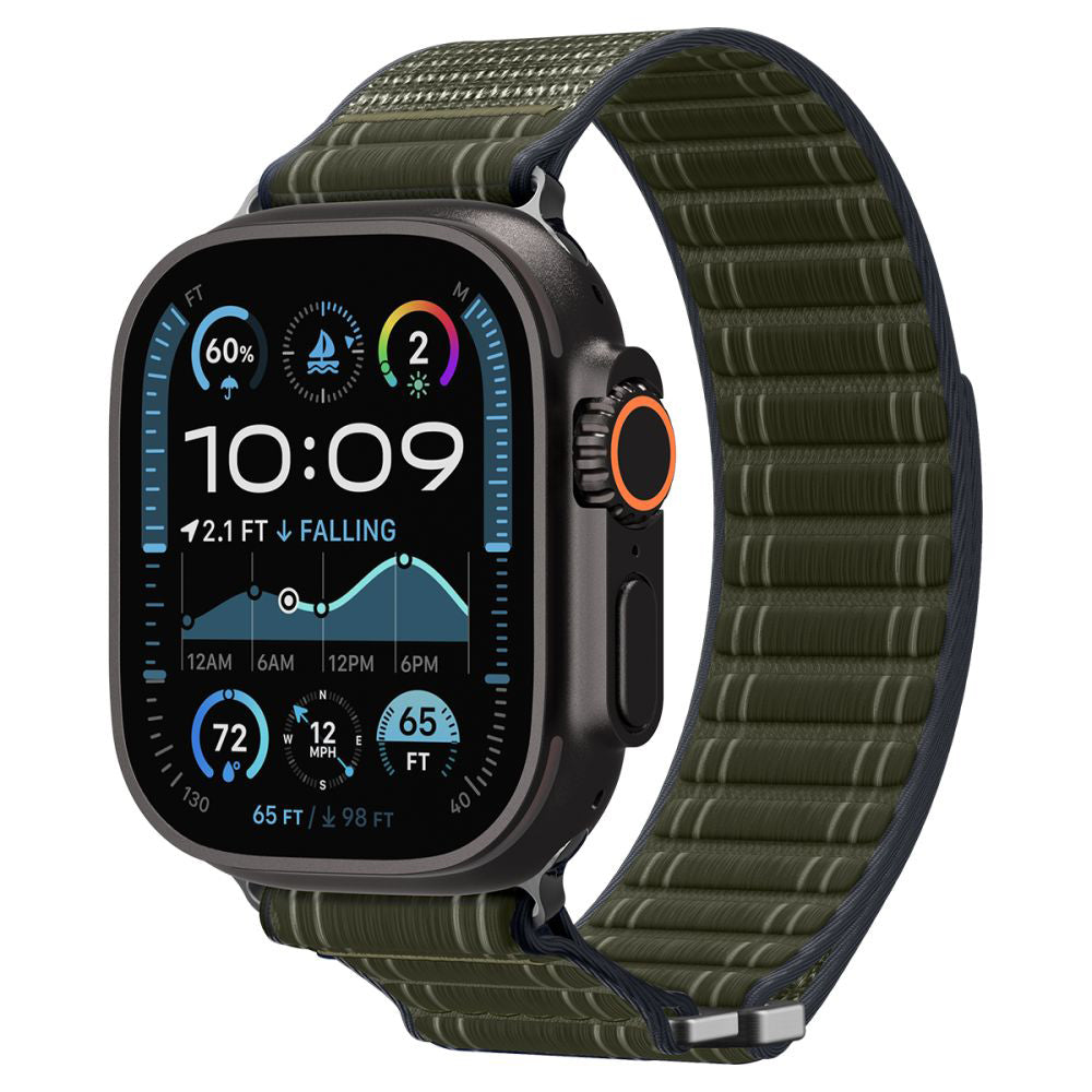 Pasek Spigen WBF0 do Apple Watch 49mm / 46mm / 45mm / 44mm Series, Zielony AMP10142