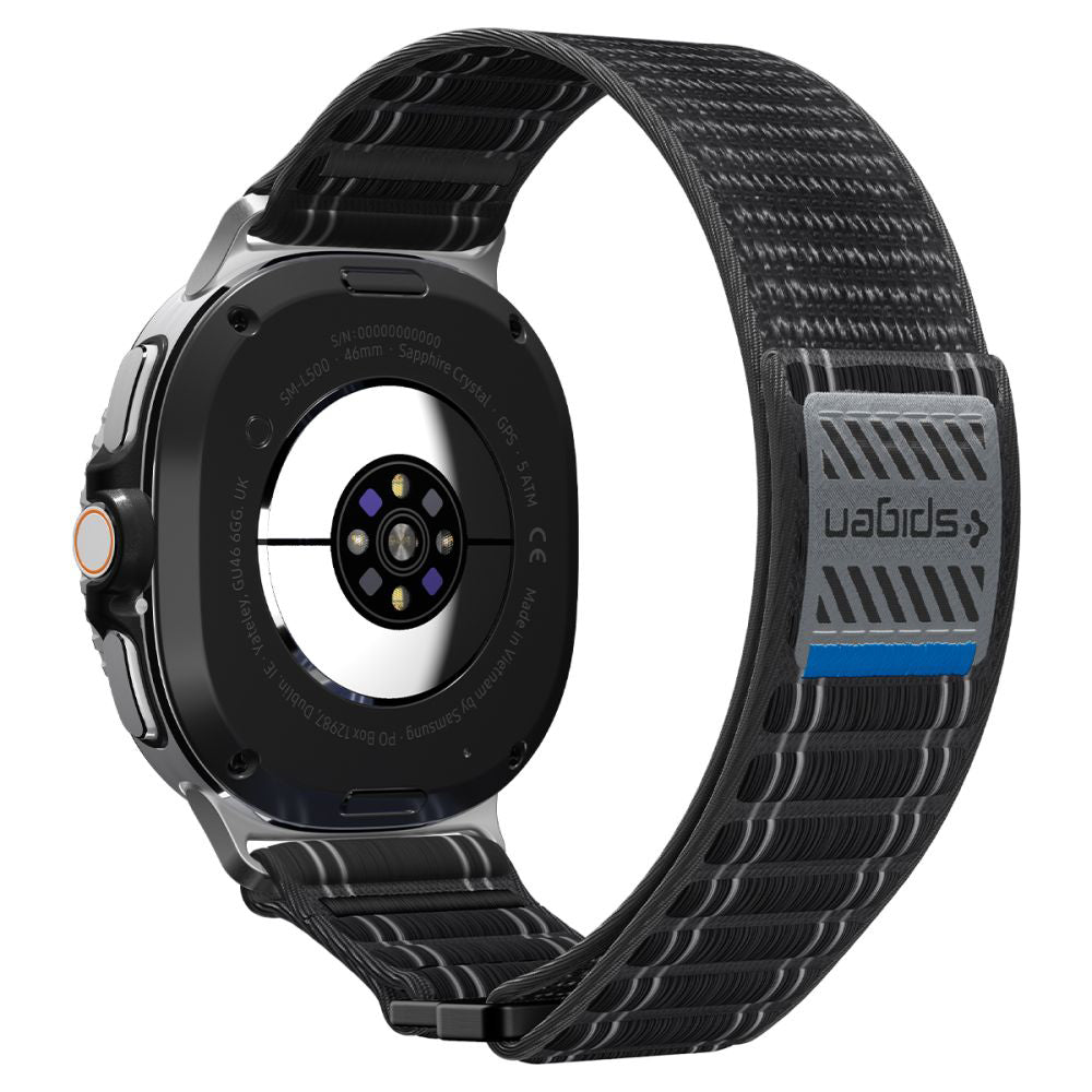 Pasek Spigen WBF0 do Samsung Galaxy Watch8 / Watch8 Classic Series, Czarny AMP10153