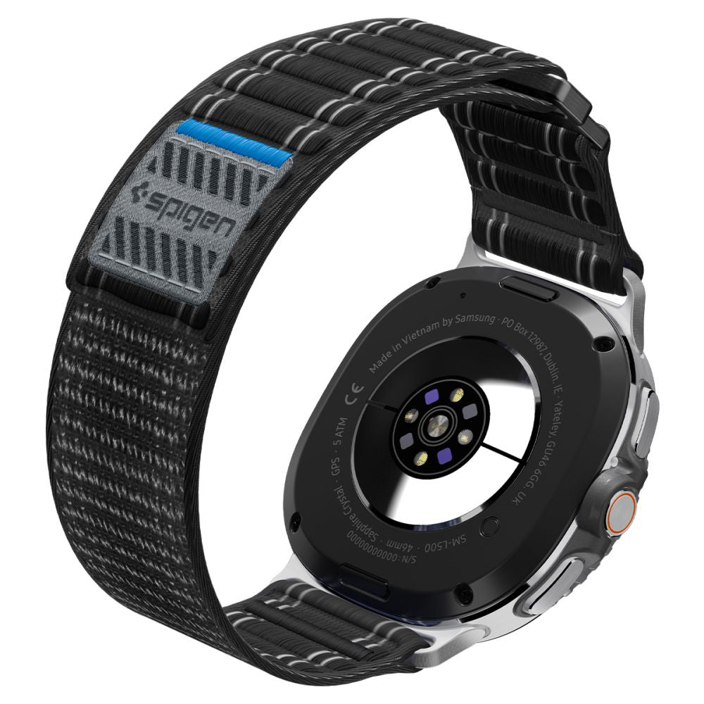 Pasek Spigen WBF0 do Samsung Galaxy Watch8 / Watch8 Classic Series, Czarny AMP10153