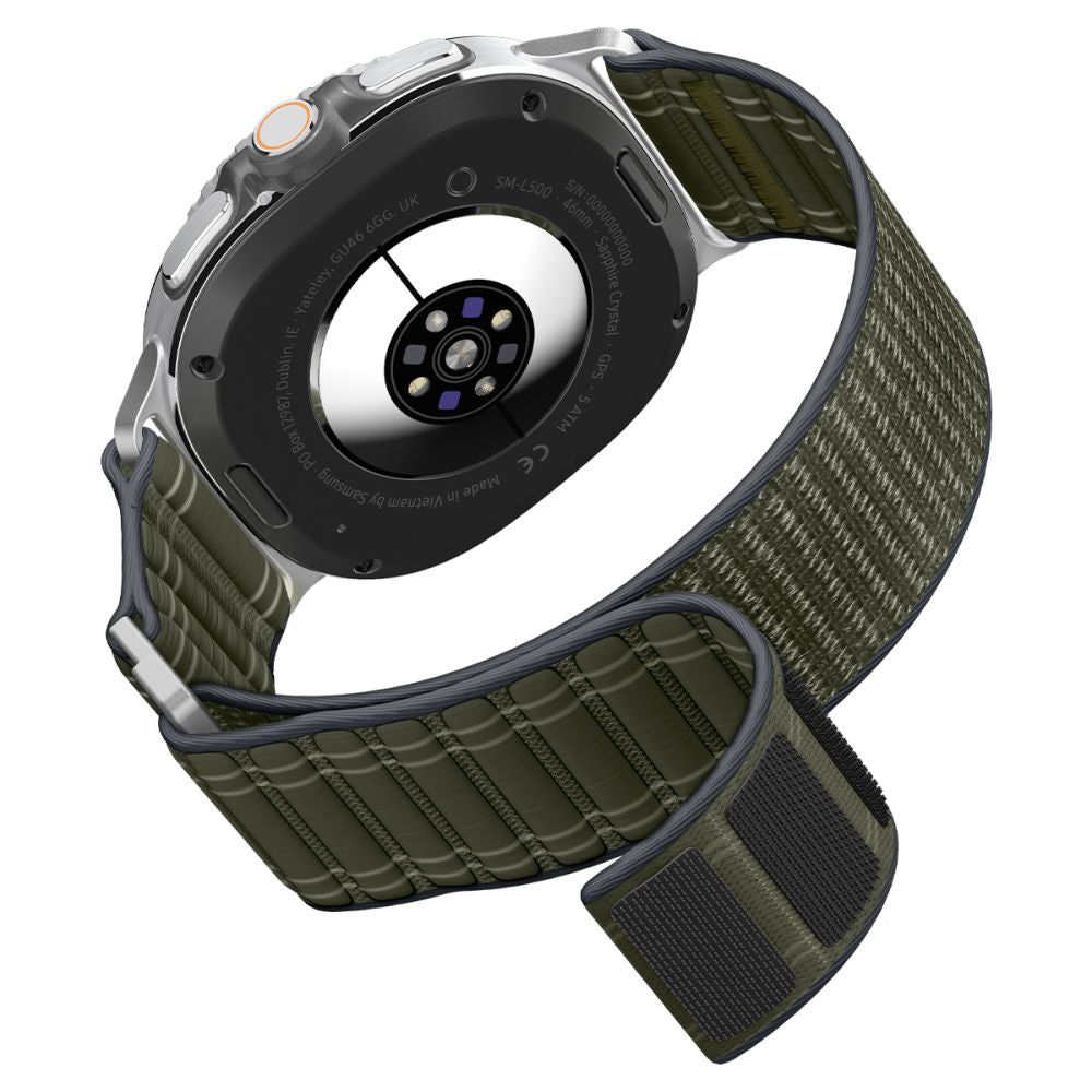 Pasek Spigen WBF0 do Samsung Galaxy Watch8 / Watch8 Classic Series, Zielony AMP10154