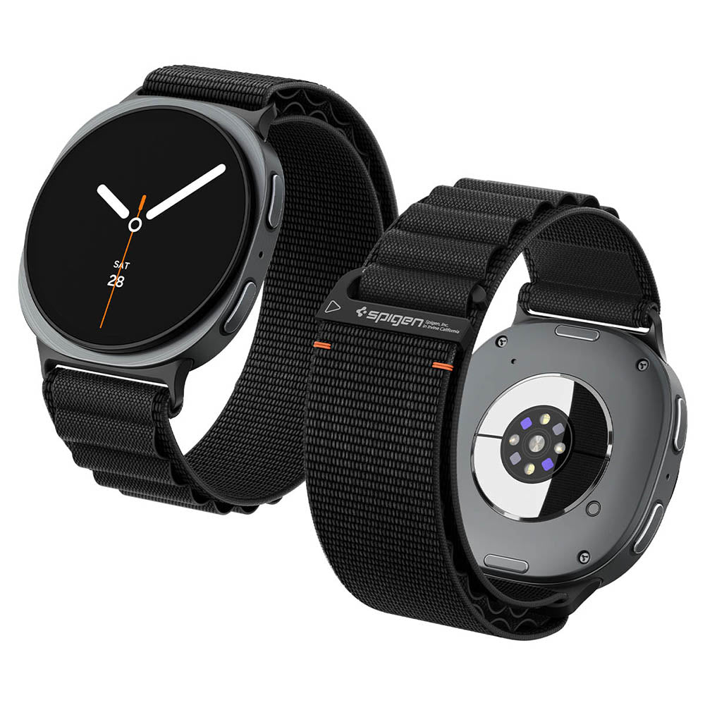 Pasek Spigen WBF1 do Samsung Galaxy Watch9 / Watch8 / Watch8 Classic Series, czarny AMP11607