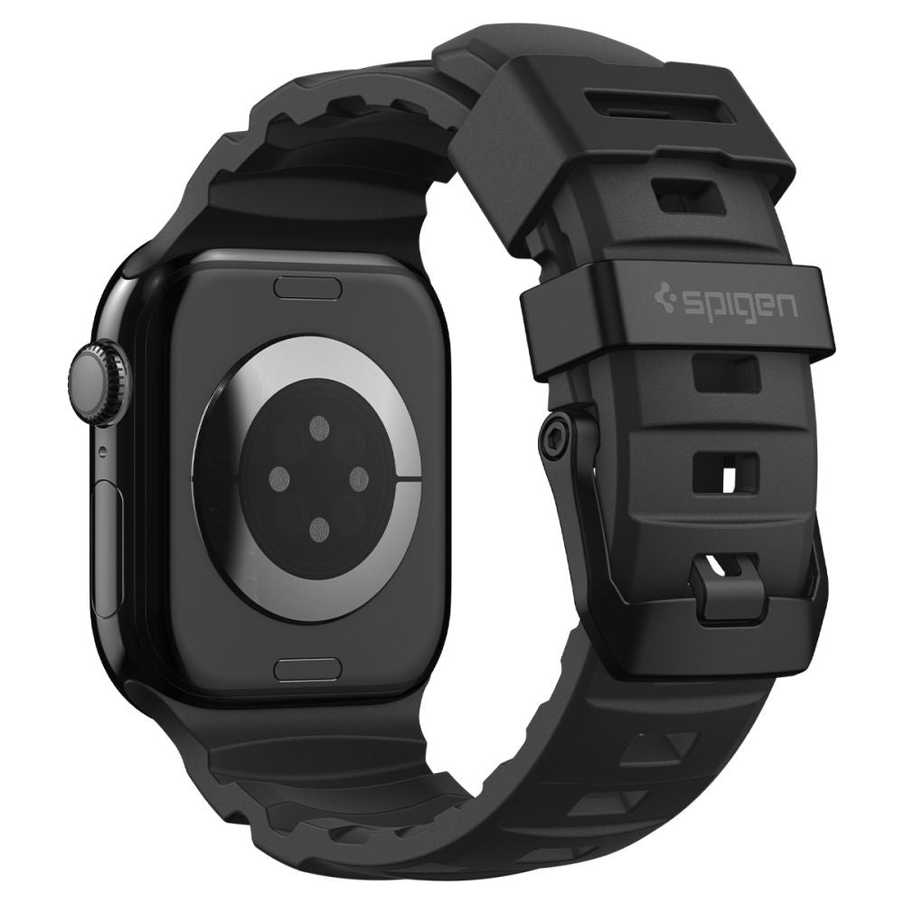 Pasek Spigen WBS2 do Apple Watch 49mm / 46mm / 45mm / 44mm Series, Czarny AMP10508