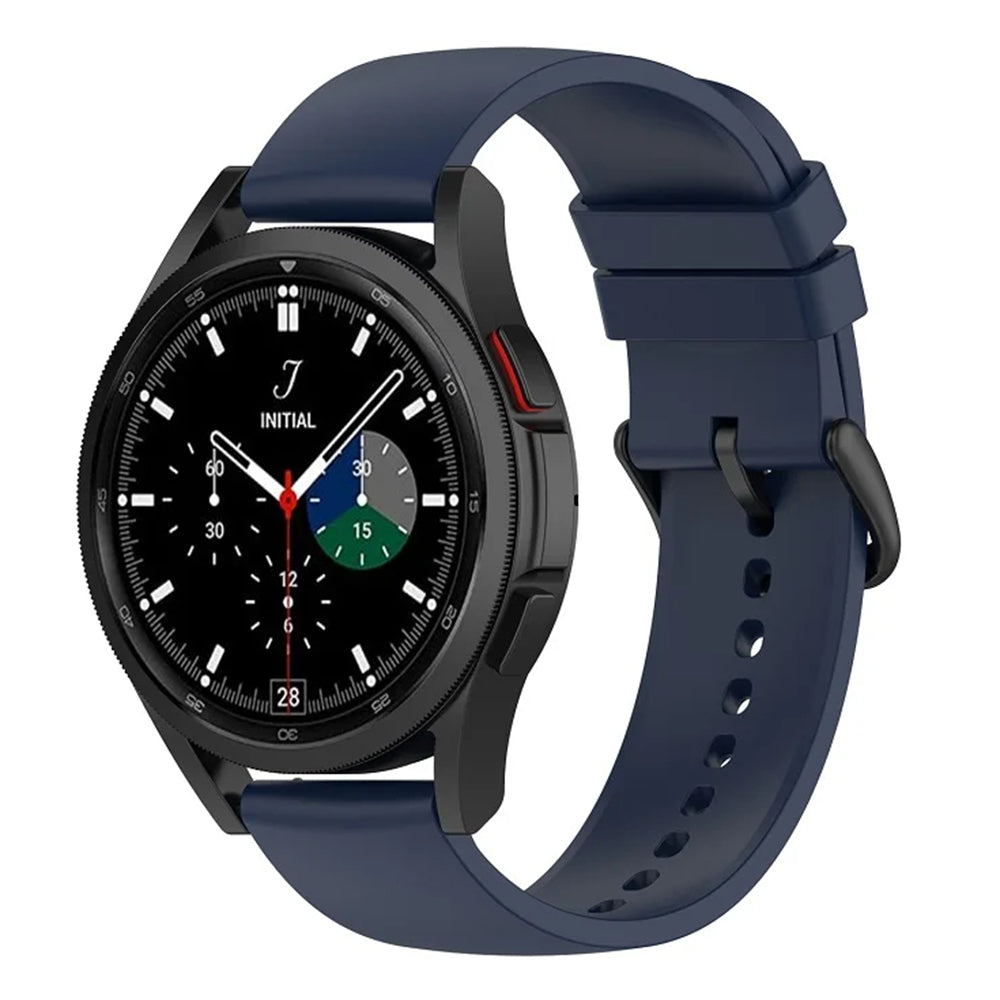 Pasek Techsuit W001 do Samsung Galaxy Watch / Huawei Watch Series, 20mm, Granatowy