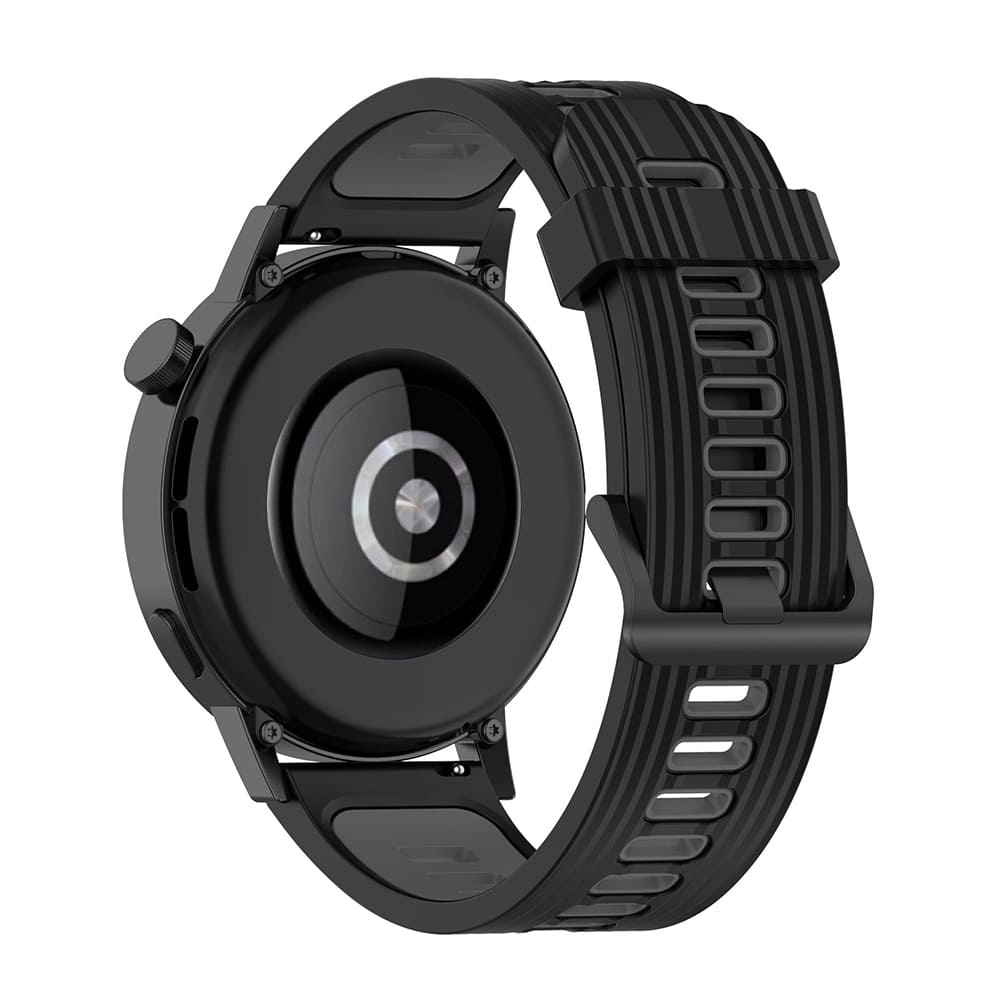 Pasek Techsuit W002 do Huawei Watch / Xiaomi Watch Series, 22mm, Czarny
