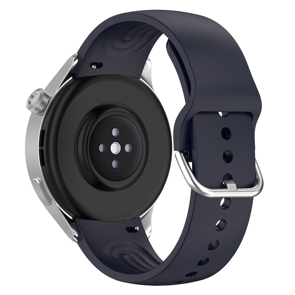 Pasek Techsuit W003 do Huawei Watch / Xiaomi Watch Series, 22mm, Granatowy