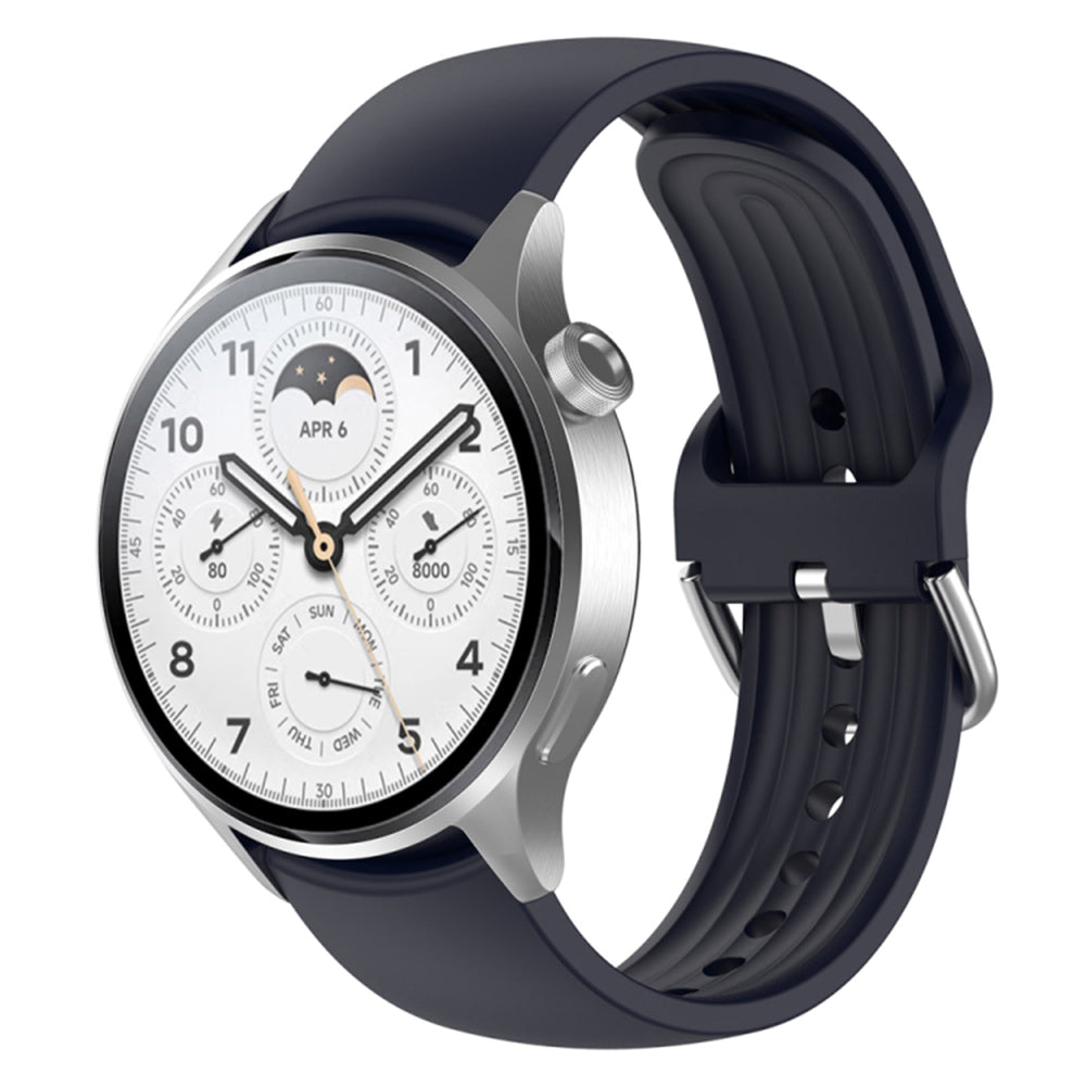 Pasek Techsuit W003 do Huawei Watch / Xiaomi Watch Series, 22mm, Granatowy