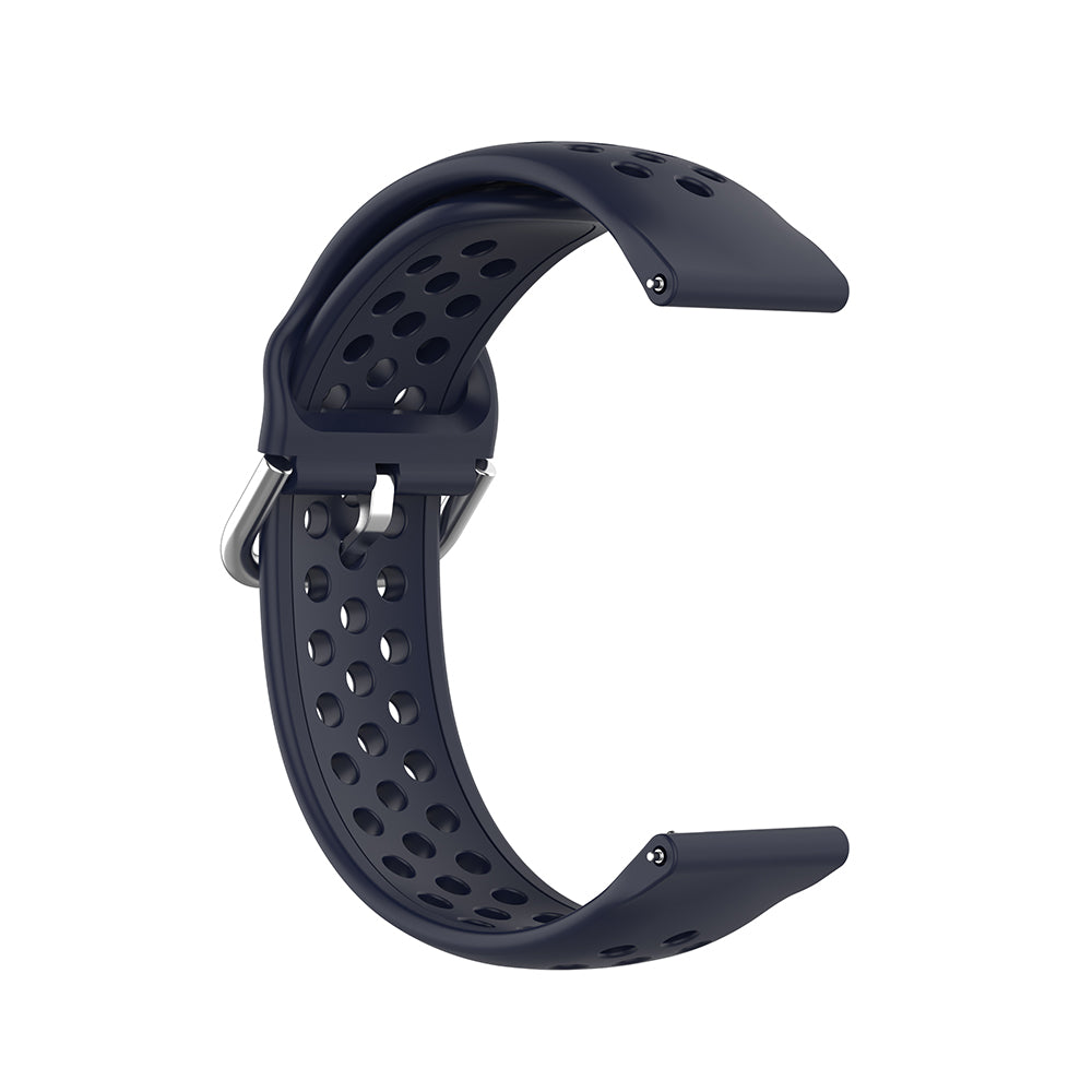 Techsuit W004 Strap for Samsung Galaxy Watch / Huawei Watch Series, 22mm, Dark Blue