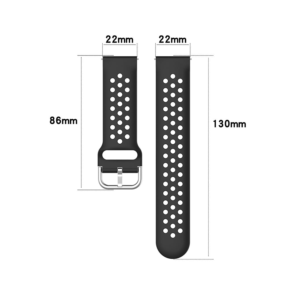 Pasek Techsuit W004 do Samsung Galaxy Watch / Huawei Watch Series, 22mm, Turkusowy