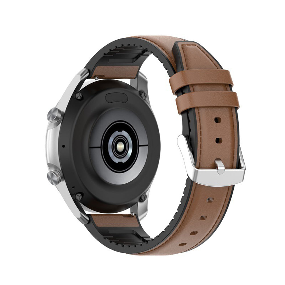 Pasek Techsuit W007 do Samsung Galaxy Watch / Huawei Watch Series, 22mm, Brązowy