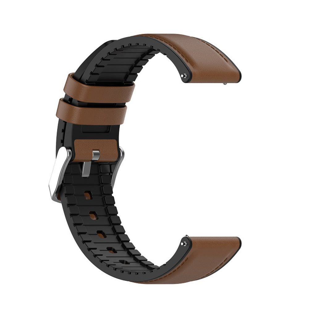 Pasek Techsuit W007 do Samsung Galaxy Watch / Huawei Watch Series, 22mm, Brązowy