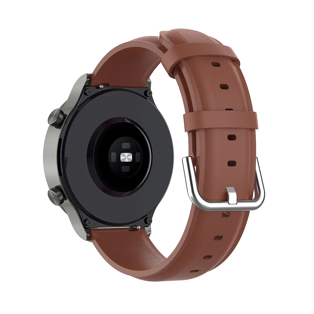 Pasek Techsuit W007PU do Huawei Watch / Xiaomi Watch Series, Brązowy