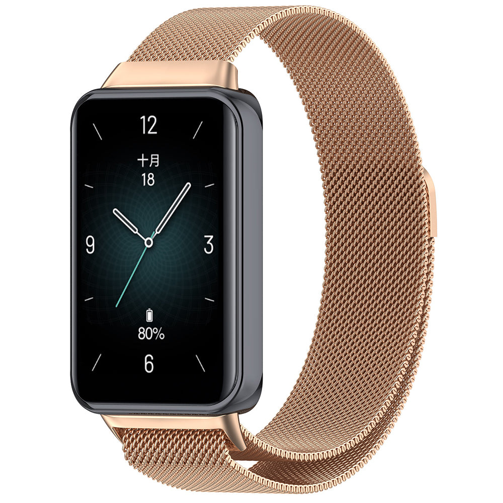 Pasek Techsuit W009 do Honor Band 9, Różowe Złoto