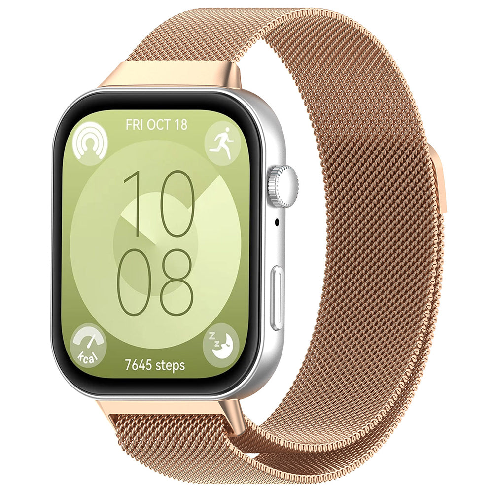Pasek Techsuit W009 do Huawei Watch Fit 4 Pro / Fit 4 / Fit 3, Różowe Złoto