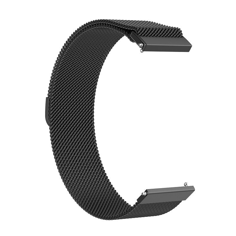 Pasek Techsuit W009 do Huawei Watch / Garmin Watch Series, 18mm, Czarny