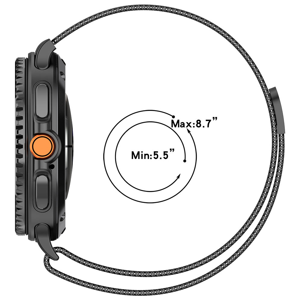 Pasek Techsuit W009 do Samsung Galaxy Watch 8 Classic / Watch8 44mm / Watch 8 40mm, Beżowy