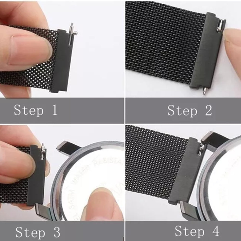 Pasek Techsuit W009 do Samsung Galaxy Watch / Huawei Watch Series, 20mm, Niebieski