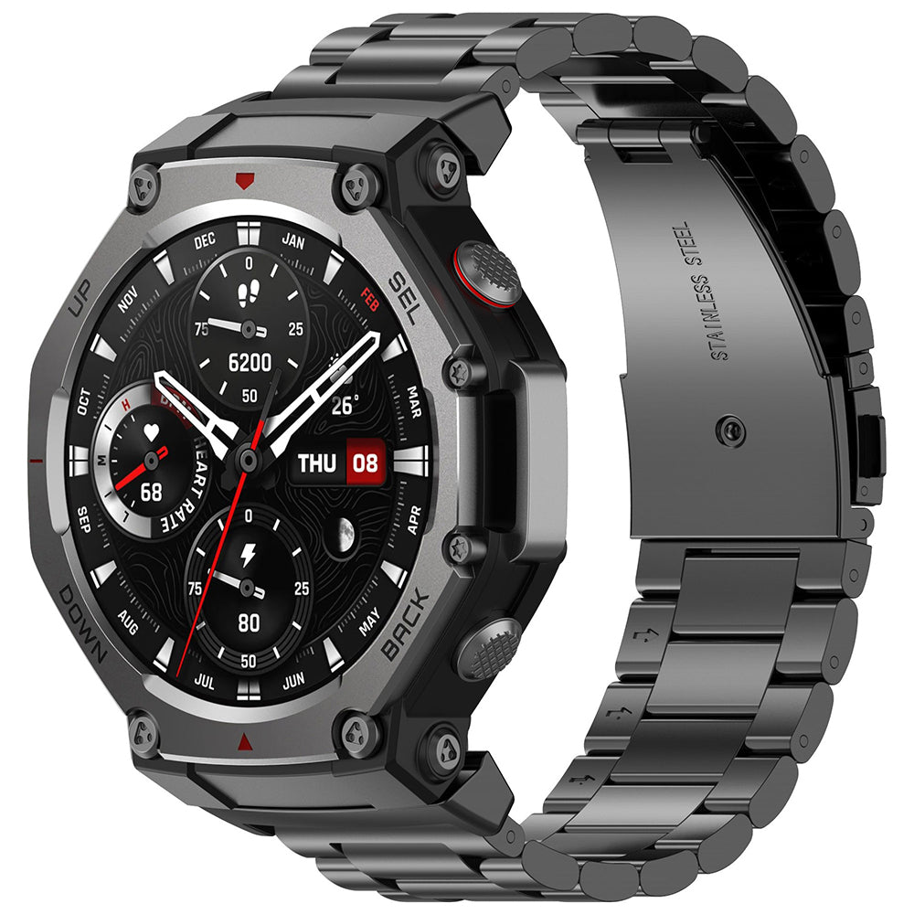 Pasek Techsuit W010 do Amazfit T-Rex 3, Czarny
