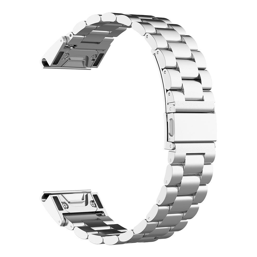 Pasek Techsuit W010 do Garmin Watch Fenix / Forerunner Series, 22mm, Srebrny