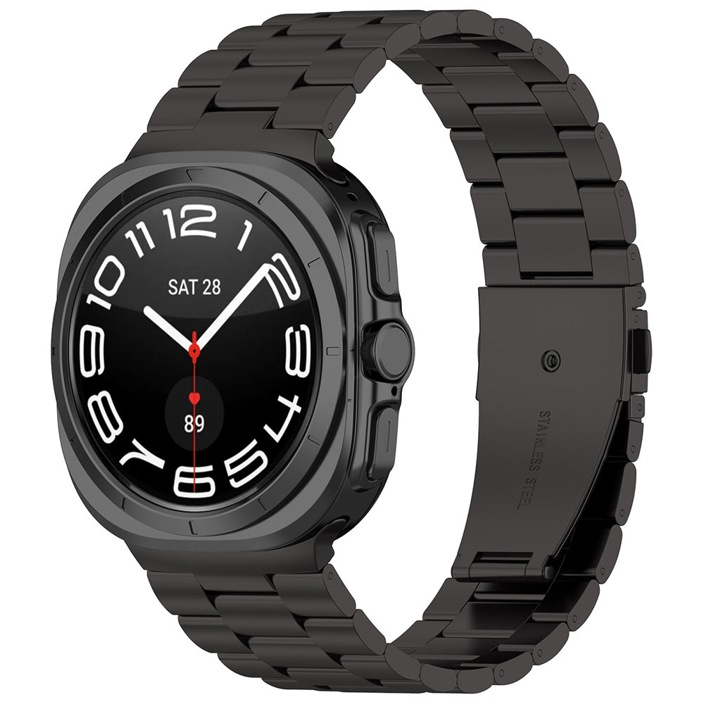 Pasek Techsuit W010 do Samsung Galaxy Watch Ultra, Czarny