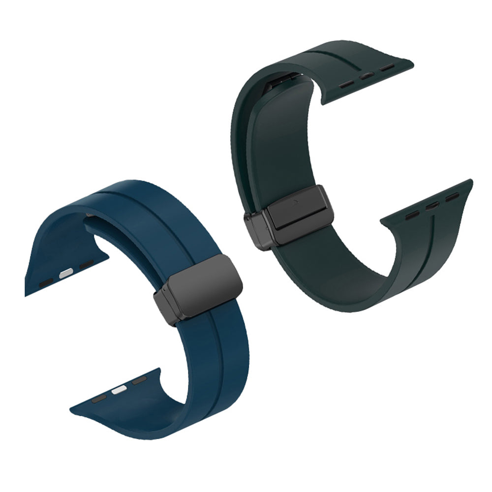 Pasek Techsuit W011 do Apple Watch 42mm / 41mm / 40mm / 38mm Series, Niebieski