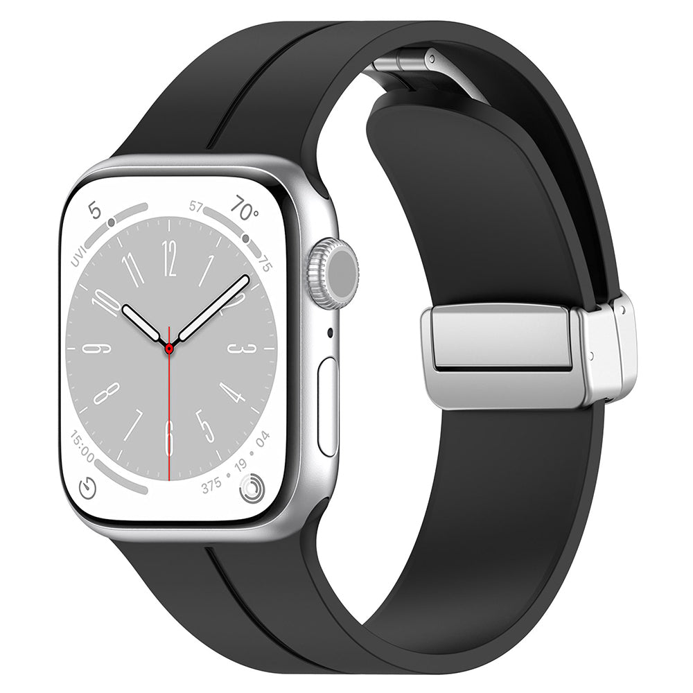 Pasek Techsuit W011 do Apple Watch 49mm / 46mm / 45mm / 44mm / 42mm Series, Czarny