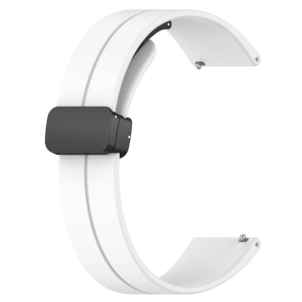Pasek Techsuit W011 do Huawei Watch / Garmin Watch Series, 18mm, Biały.