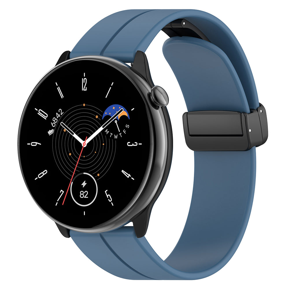Pasek Techsuit W011 do Huawei Watch / Garmin Watch Series, 18mm, Niebieski