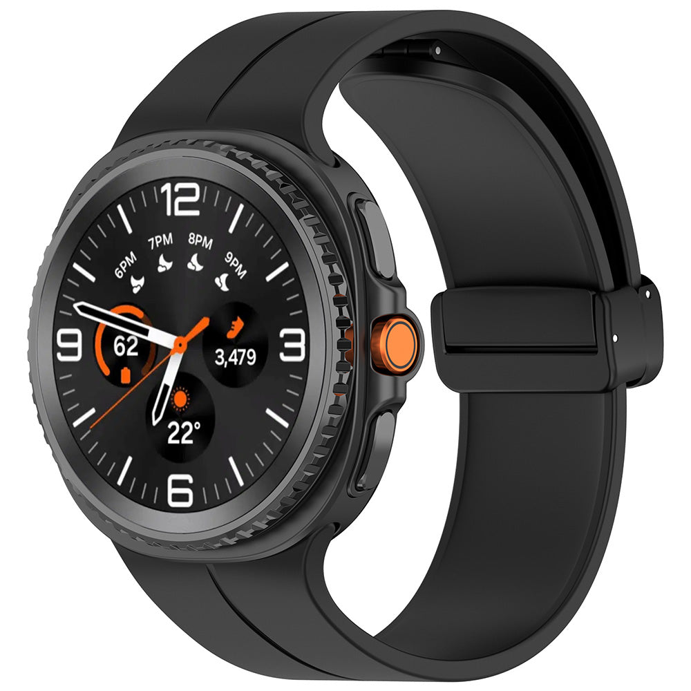 Pasek Techsuit W011 do Samsung Galaxy Watch8 / Watch8 Classic Series, Czarny