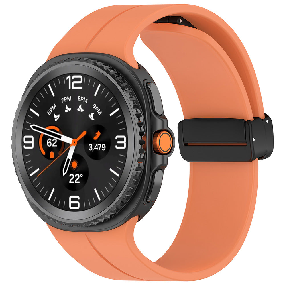 Pasek Techsuit W011 dla Samsung Galaxy Watch 8 Classic / Watch8 44mm / Watch 8 40mm, Pomarańczowy.