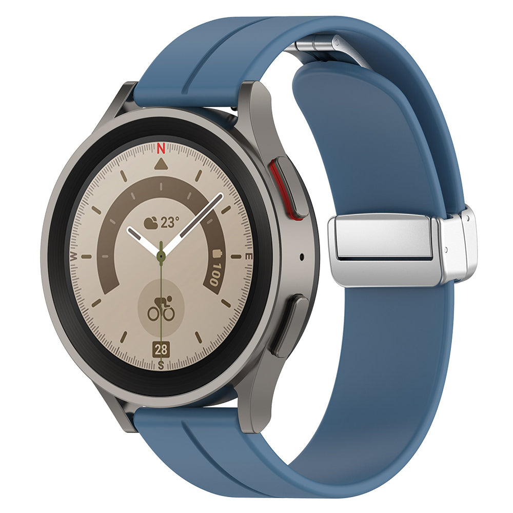 Pasek Techsuit W011 do Samsung Galaxy Watch / Huawei Watch Series, 20mm, Niebieski