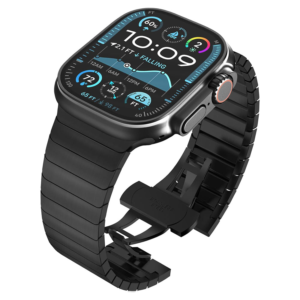 Pasek Techsuit W012 do Apple Watch 42mm / 41mm / 40mm / 38mm Series, Czarny