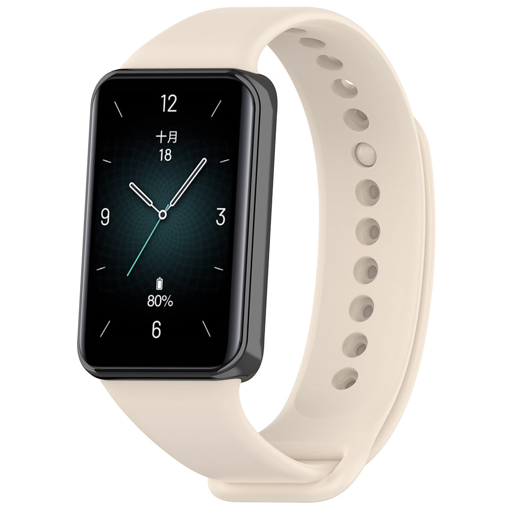 Pasek Techsuit W014 do Honor Band 9, Kremowy