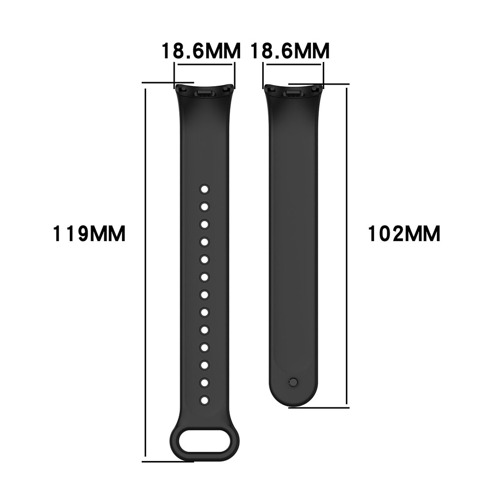 Techsuit W014 Strap for Xiaomi Smart Band 9 / 8, Black