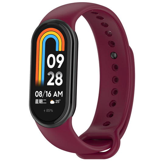 Pasek Techsuit W014 do Xiaomi Smart Band 9 / 8, Ciemnoczerwony