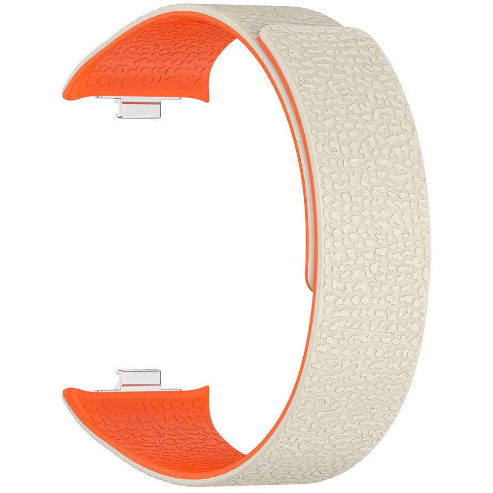 Pasek Techsuit W016 do Xiaomi Smart Band / Watch Series, Beż Pomarańczowy